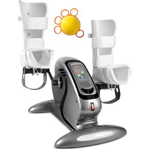 جهاز تمرين الدواسات الكهربائية، إعادة تأهيل التمارين ذات التأثير المنخفض للذراعين والساقين، دراجة تمرين كهربائية صغيرة مع واقيات للساق، بدون مقاومة، مناسبة للمنزل ومركز إعادة التأهيل والمكتب... in Kuwait