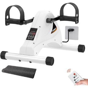 TODO Motorized Pedal Exerciser Mini Exercise Bikes, Under Desk Bike Peddler Exerciser for Seniors Rehab and Arm Leg Physical Therapy