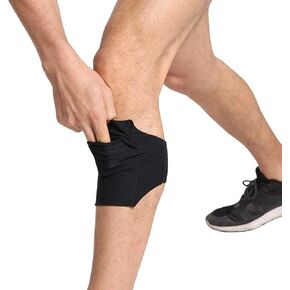 Equestrian Riders On The Leg Cell Phone Holder for Calf, Running Sports Armband for iPhone 6 6S 7 8, Samsung Galaxy S9/8/7/6, Running Workouts Arm Band Strap Pouch for Jogger Hiker, Black, S