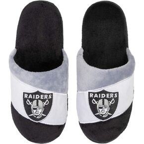 FOCO Boys NFL Team Logo Colorblock Slide Slippers Shoes
