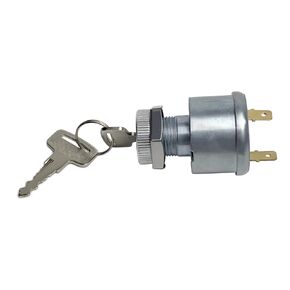 Ignition Switch Replace 17421G1 for E-Z-GO EZGO Golf Cars 2 Prong 4 Key Free Terminals Carabiner