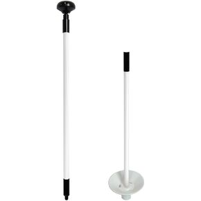 X·CELLENT Mini Golf Putting Green Flagstick for Yard Practice Set, Golf Pin Flagpole Set, Portable 2-Section Fiberglass Golf Flag Sticks,3 Feet (White Flagpole-3 Pack) in Kuwait