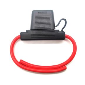 VANTRONIK Waterproof Inline Fuse Holder for Maxi Fuse Up to 100A, 8 Gauge AWG Wire UL 1015, Super Heavy Duty, 15.8 Inches Long