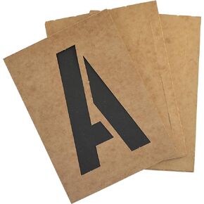Westcott LetterCraft Oil Board Stencil Kit, 3-Inch Caps (OB-3/15825)