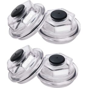 2PCS Oil Bath Dust Caps, K71-038-00,For Dexter 6k-8K 8-218, 8-219, 8-232 General Duty Axles Built 1989 and older, for Dexter 6K 7K 8K 2.75" Threads Trailer Axle Plastic Cover 21-35 23-29 Oil Caps (2)