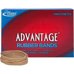 Alliance 26335 Rubber Bands Size 33 1 lb. 3-1/2-Inch x1/8-Inch 600BX Natural
