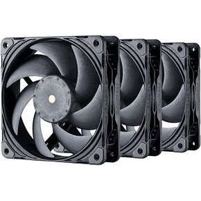 Phanteks T30 Premium High-Performance PWM Fan, LCP Frame & Blades, 3-Mode Speed Switch, Black/Grey (3, 120mm) in Kuwait