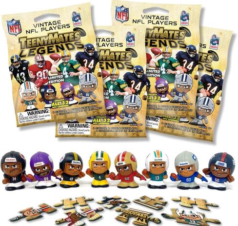 مجموعة هدايا من Teenymate Party Animal Legends 2022 NFL Series 1 مجسمة من أكياس عمياء - عبوة من 4 قطع in Saudi Arabia