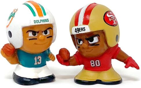 مجموعة هدايا من Teenymate Party Animal Legends 2022 NFL Series 1 مجسمة من أكياس عمياء - عبوة من 4 قطع in Saudi Arabia