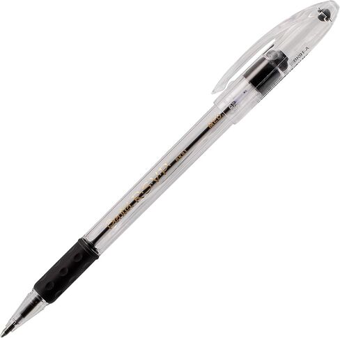 بنتيل R.S.V.P. قلم حبر جاف، خط متوسط، حبر أسود، 5 عبوات (BK91BP5A) in Saudi Arabia