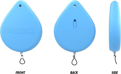 PERFECT PRACTICE Raindrop Putting Aid - Retractable String Alignment Tool to Improve Golf Skills - Training Guide Designed with Dustin Johnson in Saudi Arabia