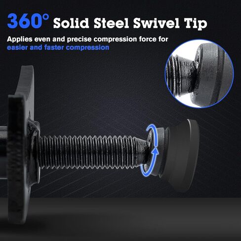 JINGTAO88 مفرشة وسادة الفرامل - أداة ضغط فرامل قرصية دوارة شديدة التحمل، أداة ضغط فرجار الفرامل مناسبة للشاحنة الخفيفة والسيارة العائلية - استبدال بسيط وسريع لوسادة الفرامل in Kuwait