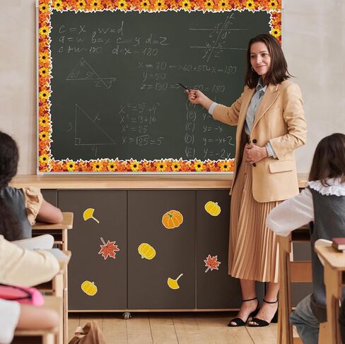 66ft Daisy Bulletin Board Borders Springtime Sunflower Daisy Flowers Rolled Floral Border Trim for School Classroom Blackboard Office Chalkboard Spring Floral Groovy Party Wall Decor in Kuwait