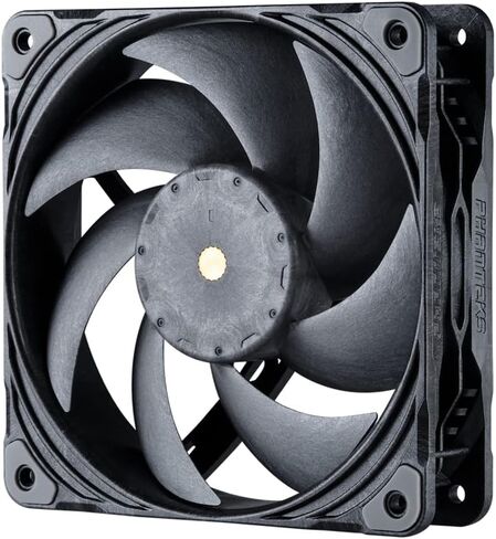 Phanteks T30 Premium High-Performance PWM Fan, LCP Frame & Blades, 3-Mode Speed Switch, Black/Grey (3, 120mm) in Kuwait