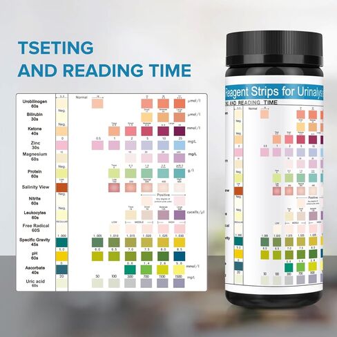 Urine Test Strips 14 Parameters 100 Count in Kuwait