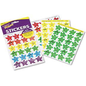 TREND enterprises, Inc. Colorful Star Smiles Stinky Stickers Variety Pack, 432 ct