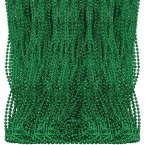 200 قطعة من خرز ماردي غرا من Tigeen، قلادة مطرزة معدنية مقاس 76.2 سم من أجل كرنفال الهالوين، ملابس روح المدرسة (أخضر) in Kuwait