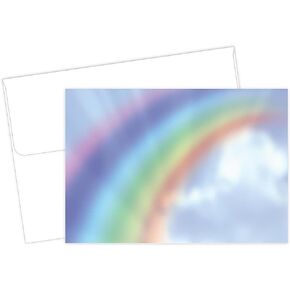 Great Papers! Rainbow Thank You Note Card and Envelope, 4.875" x 3.375", 20 count (2017048)