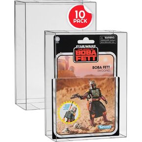 EVORETRO Action Figure Display Case Protector Compatible with Star Wars, Marvel Legends & GI Joe (Carded) 3.75'' Figurine 6/9, 44MM Depth