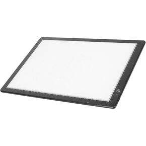 Slide Viewer Light Pad, Ultra Slim A4 Light Pad Scanner, USB C Negatives Old Slides Scanning Light Box with 3 Brightness Levels and Graduated, for Sketching, Stenciling