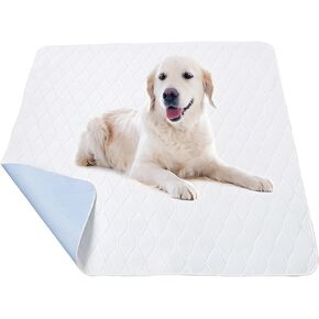 Pee Pads for Dogs, Reusable Dog Training Pads, 36"x36" Heavy Absorbency Bed Pads, Fast Liquid Absorbing, Machine Washable Pads for Indoors Dogs Potty, Waterproof Protective Pad for Couch, Floor, Bed