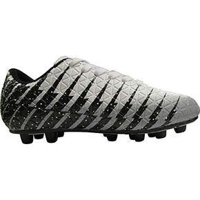Vizari Bolt FG Red/Black/Silver Soccer Shoe, 3.5 US Unisex Big Kid