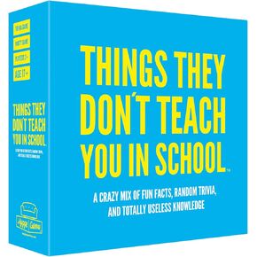 Hygge Games Things They Don't Teach You in School Party Trivia Game Blue, 1 EA