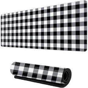 Cherry Blossoms Gaming Mouse Pad, Long Extended XL Mousepad Desk Pad, Large Rubber Mice Pads Stitched Edges, 31.5'' X 11.8''