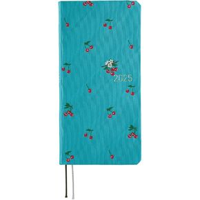 Hobonichi Techo 2025 Weeks [English/Tall and Slim Size/January Start/Planner] Bow & Tie: Cherry