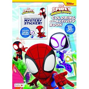 Marvel Spidey and His Amazing Friends 48 Page Coloring and Activity Book with Stickers