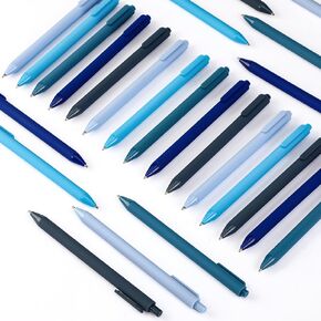 50 Pcs Ballpoint Pens Bulk Retractable Writing 1.0 mm Medium Point Black Ink Cute Pens Smooth Writing Color Fancy Gift for Teacher Students Employees Office School Home Supplies (Green Series)