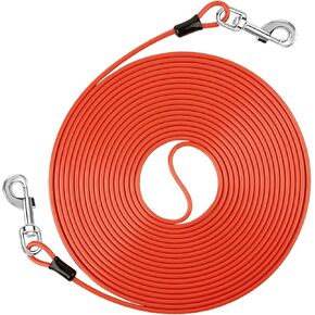 10ft Tie Out Cable for Dogs Up to 350LBS Dog Leads for Yard- and Camping No Tangle Rust Proof Training Dog Cable Can Use to Dog Chain for Yard Dogtie Out Cable Ample Length for Freedom