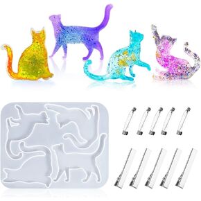 Resin Mold for Jewelry, Silicone Mold Jewelry Making Kit for Epoxy Resin with Fashionable Irregular Shapes (Irregular)