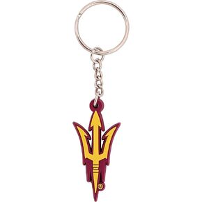 Desert Cactus Arizona State University Keychain Sun Devils ASU Car Keys Holder (PVC A)