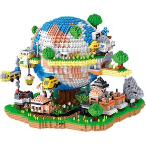 Architecture Global Village Micro Building Blocks Set（5452PCS） - Architectural Model Toys Gifts for Kid and Adult