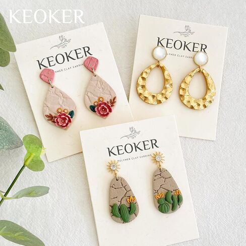 KEOKER Texture Roller for Clay, Polymer Clay Roller Texture, 3PCS Texture Rollers for Polymer Clay, Like Polymer Clay Texture Sheets, Great Work with Polymer Clay Cutters in Saudi Arabia