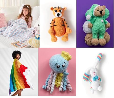 خيوط Premier Yarns Pixie Dust Brights Chenille - 3.5 أونصة - #4 متوسطة الوزن - حزمة مع أقلام تحديد الغرز من Bella's Crafts (Toffee) in Kuwait