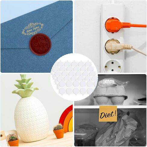Double Sided Adhesive Wax Sticker, 360 Pcs Tacky Putty Sticky Dots Removable Tape Wax Seal Backing Point Tape Sticker DIY Craft Supplies for Festival Party Decoration in Saudi Arabia