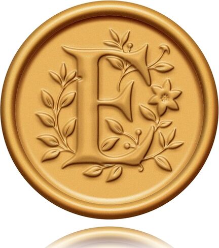 50Pcs Gold Wax Seal Stickers M Self Adhesive Letter Wax Stickers for Wedding Party Birthday Invitations Envelope Seals Christmas Gift Wrap Decoration in Kuwait