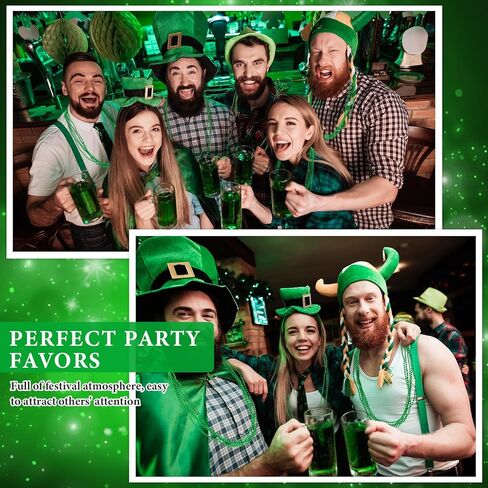 200 قطعة من خرز ماردي غرا من Tigeen، قلادة مطرزة معدنية مقاس 76.2 سم من أجل كرنفال الهالوين، ملابس روح المدرسة (أخضر) in Kuwait