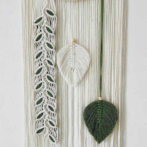 Boho Macrame Woven Wall Hanging, Dream Catcher, Handmade Bohemian Decor Decoration Art Craft for Bedroom Nursery Dorm Room in Saudi Arabia