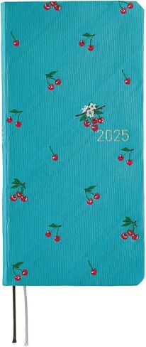 Hobonichi Techo 2025 Weeks [English/Tall and Slim Size/January Start/Planner] Bow & Tie: Cherry in Saudi Arabia