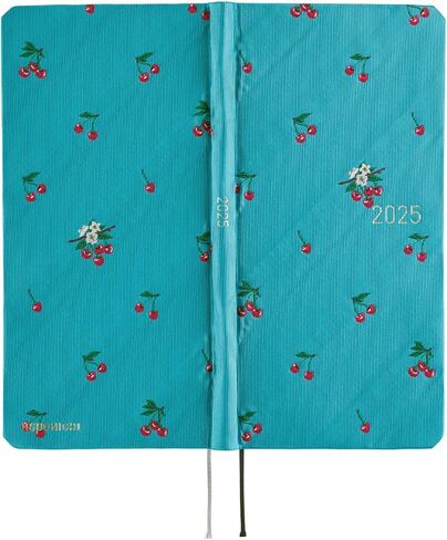 Hobonichi Techo 2025 Weeks [English/Tall and Slim Size/January Start/Planner] Bow & Tie: Cherry in Saudi Arabia