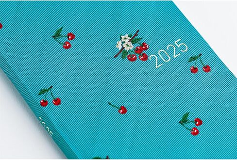 Hobonichi Techo 2025 Weeks [English/Tall and Slim Size/January Start/Planner] Bow & Tie: Cherry in Saudi Arabia