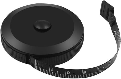 Tape Measure Measuring Tape for Body Fabric Sewing Tailor Cloth Knitting Vinyl Home Craft Measurements, 60-Inch Soft Fashion Retractable Scales Rulers for Body Weight Loss (Pure white and small white) in Saudi Arabia