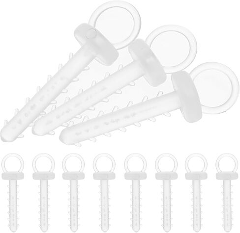 100pcs Round Christmas Ornament Caps Replacement: Plastic Christmas Ornament Hangers Caps, Foam Ball Hanger Caps, Christmas Ornament Caps, Christmas Tree Decorations Accessory Kit, Xmas Deco in Saudi Arabia
