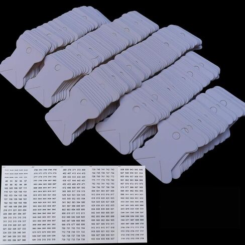 Embroidery Floss Bobbins-Paper Cross Stitch Embroidery Thread Organizer Cardboard -Floss Bobbins- Crafts Floss Bobbins -165 Thread Bobbin Cards (White) in Kuwait