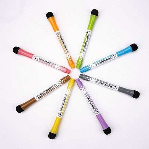 Jowxsx 3 Pcs Yellow Magnetic Whiteboard Pen Writing Drawing Erasable Board Marker Erasable Whiteboard Pen Dry Erase and Wet Erase Markers Markers and Highlighters Office Supplies in Saudi Arabia