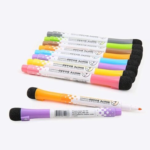 Jowxsx 3 Pcs Yellow Magnetic Whiteboard Pen Writing Drawing Erasable Board Marker Erasable Whiteboard Pen Dry Erase and Wet Erase Markers Markers and Highlighters Office Supplies in Saudi Arabia