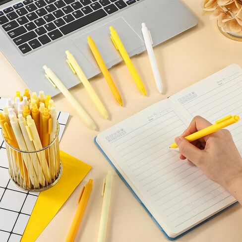 50 Pcs Ballpoint Pens Bulk Retractable Writing 1.0 mm Medium Point Black Ink Cute Pens Smooth Writing Color Fancy Gift for Teacher Students Employees Office School Home Supplies (Green Series) in Saudi Arabia